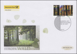 2864 Europa - Der Wald, Schmuck-FDC Deutschland Exklusiv - Covers & Documents