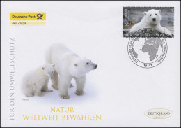 2656 Umweltschutz - Berliner Zoo Eisbär Knut, Schmuck-FDC Deutschland Exklusiv - Lettres & Documents