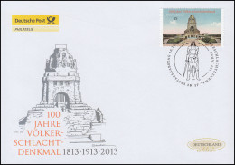 3033 Völkerschlachtdenkmal Zu Leipzig, Schmuck-FDC Deutschland Exklusiv - Covers & Documents