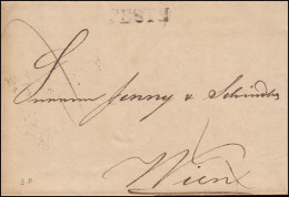 Ungarn Vorphilatelie R-Brief PESTH Vom 30.10.1839 Nach Zweizeiler WIEN 1. NOV. - ...-1867 Voorfilatelie