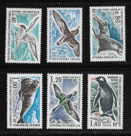 CN25 - Y&T PO55/60**MNH De 1976 Faune Polaire, Oiseaux Et Mammifères Série Complète. - Nuevos