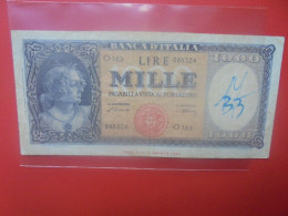 ITALIE 1000 LIRE FEBBRAIO 1948 Circuler (B.34) - 1.000 Lire