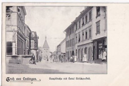 GRUSS AUS ENDINGEN   HAUPTSTRASSE MIT HOTEL HIRSCHEN POST - Endingen