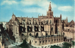 ESPAGNE - Sevilla - Vue Générale De La Cathédrale - Colorisé - Animé - Carte Postale Ancienne - Sevilla