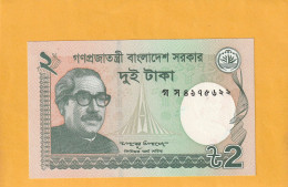 BANGLADESH  .  2 TAKA  . 2016   .  2 SCANNES  .  ETAT LUXE / UNC - Bangladesch