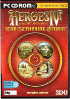 * JEU  PC - HEROES IV -  1 CD  Expansion Pack - The Gathering Storm - Avec Livret - PC-games