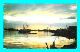 A913 / 187 TRINIDAD Sunset At Port Of Sapin Wharves - Schooner Jetty ( Timbre ) - Trinidad