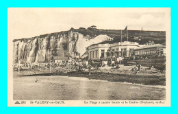 A935 / 003 76 - SAINT VALERY EN CAUX Plage à Marée Haute Et Casino - Saint Valery En Caux