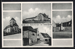 AK Niederkirchen / Deidesheim, Gebäude Des Winzer-Verein, Kriegerdenkmal, Haus Mit   - Deidesheim
