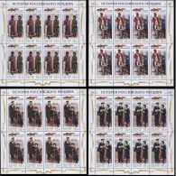 2014 2113 Russia History Of The Russian Uniform MNH - Neufs