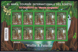 Wallis Et Futuna N°940 Forêts - Feuille Entière - Neufs ** Sans Charnière - TB - Nuevos