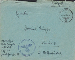 Europa - Deutschland-Drittes Reich - Feldpost II  WK-Brief 1940-LGPA Frankfurt FP-Nr.L30567 Soldat Nach Leinde - 1939-45