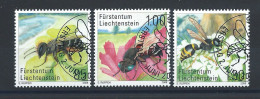 Liechtenstein N°1423/25 Obl (FU) 2008 - Insectes - Gebruikt