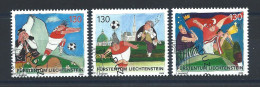 Liechtenstein N°1420/22 Obl (FU) 2008 - Football "Euro 2008" - Used Stamps