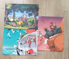 LOT DE 3 POSTERS SPIROU - Advertisement