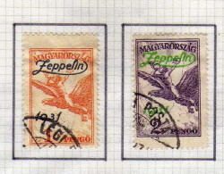 Hongrie - 1931 - P A - Timbres Surcharges "Zeppelin" - Obliteres - Used Stamps