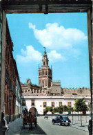 ESPAGNE - Sevilla - La Giralda Tower - Cathédrale - Char à Cheval - Animé - Carte Postale Ancienne - Sevilla