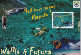 Wallis Et Futuna N°587 - Carte Maximum - TB - Cartoline Maximum