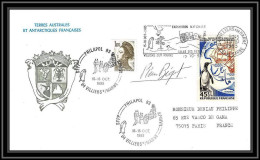 1131 Taaf Terres Australes Antarctic Lettre (cover) 15/10/1983 Signé Signed BEQUET Recommandé - Covers & Documents
