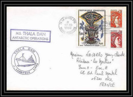 1278 Thala Dan 17/10/1980 TAAF Antarctic Terres Australes Lettre (cover) - Lettres & Documents