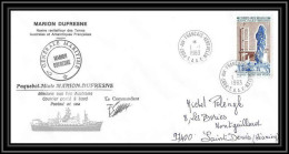 2253 ANTARCTIC Terres Australes TAAF Lettre Cover Dufresne 1/1/1983 Signé Signed La Réunion - Lettres & Documents
