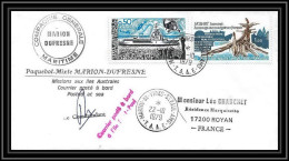2225 ANTARCTIC Terres Australes TAAF Lettre Cover Dufresne 22/10/1979 Signé Signed - Covers & Documents