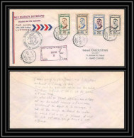 2213 ANTARCTIC EGYPTE UAR-Lettre Cover Dufresne 19/6/1977 MD13 Osiris 3 Suez Campagne Md 13 - Lettres & Documents