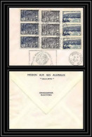 2141 N° 4/8/10 Année Géophisique Internationale 16/11/1957 TAAF Antarctic Terres Australes Lettre (cover) - Covers & Documents