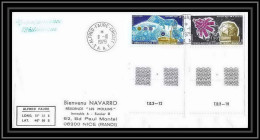 1893 PA N°51/52 Espace (space) 6/10/1979 TAAF Antarctic Terres Australes Lettre (cover) - Covers & Documents