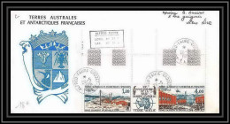 1900 N°43A URVILLE 28/5/1976 TAAF Antarctic Terres Australes Lettre (cover) Bord De Feuille Ttb - Covers & Documents