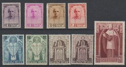 België OCB 342 / 350 ** MNH - Ungebraucht