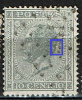 17A  Obl  Point Blanc Nuque - 1865-1866 Perfil Izquierdo