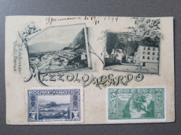 MEZZOLOMBARDO - 1899 -  ETWAS BESCHNITTEN! - Trento