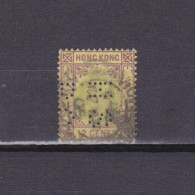 HONG KONG 1903, SG# 68, Wmk Crown CA, Perfin, KEVII, Used - Used Stamps