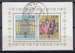 DDR  Block 85, Gestempelt, Leipziger Herbstmesse 1986 - Autres & Non Classés