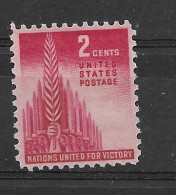 USA 1943.  U.N. Sn 907  (**) - Unused Stamps