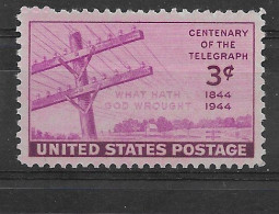 USA 1944.  Telegraph Sn 924  (**) - Unused Stamps