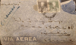 MI) 1935, ARGENTINA, AIR MAIL, CONDOR, GENERAL DE SAN MARTIN, DAMAGED IN A CORNER - Usados