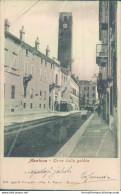 P129 Cartolina Mantova Citta'  Torre Della Gabbia 1905 - Mantova