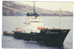 PUBL. BY FATHER EDWARDS IN THE UK   OCEAN TUGS LTD UNITED TOWING MT SALVAGEMAN - Remolcadores