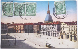 TORINO - Piazza Vittorio Veneto E Mole Antonelliana - CPA 1925 - Plaatsen & Squares