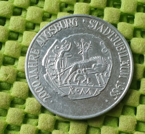 Penning:  2000 Jahre Augsburg - Stadtjubiläum 1985- Duitsland 137v.chr -  Original Foto  !!  Medallion  Deutschland . - Professionali/Di Società