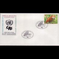 UN-VIENNA 1998 - FDC-238 Lesser Panda 7s - Cartas & Documentos