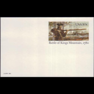 U.S.A. 1980 - Stamped Postal Card-UX85 Kings Mt.Battle - Storia Postale