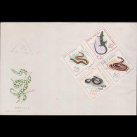 ROMANIA 1965 - FDC - 1721/27 Reptiles 20b-1 - Cartas & Documentos