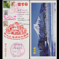 JAPAN 2016 - Card Used-Mt.Fuji - Storia Postale