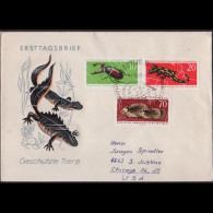 DDR 1963 - FDC Used-663/67 Fauna - Storia Postale