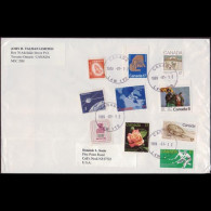 CANADA 1992 - Cover Used-w/Diff.Stamps - Briefe U. Dokumente