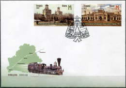Belarus 2021. 150 Years Of The Smolensk-Minsk-Brest Railway (Mint) FDC - Belarus