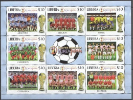 O0534 Liberia Sport Football World Cup Korea Japan 2002 Teams Kb Mnh - Autres & Non Classés